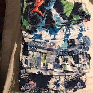 5 pair gap bathing suit size 6/7 brand new.